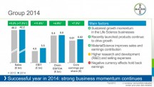 De resultaten van Bayer als geheel in 2014