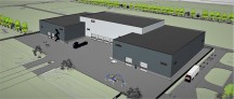De nieuwe fabriek van Morssinkhof komt naast deze in aanbouw zijnde kunststofsorteerinstallatie van Omrin, HVC en Midwaste op Ecopark De Wierde in Heerenveen