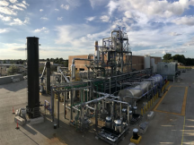 Alterra Energy's installatie voor het op industriële schaal vloeibaar maken van plasticafval in Akron, Ohio (VS). Foto: Alterra Energy