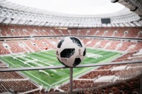 Hightech bal voor WK Voetbal van PUR-gecoat textiel 