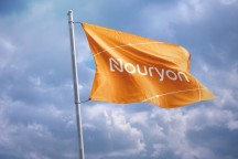 De bedrijfsvlag van Nouryon