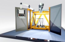 De Screw Extrusion Additive Manufacturing (SEAM) van Fraunhofer IWU waarmee acht keer sneller dan conventioneel kan worden 3D-geprint.