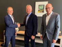 Rompa Group heeft per 7 mei ITB Group overgenomen. Of de foto (vlnr) Patrick Gerard, Hans van Dooremalen en Jesse Plasman.