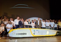 Team RWTH Aken presenteert auto voor World Solar Challenge 