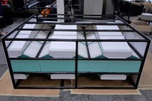 Het carbon frame dat Machinefabriek Van Wees bouwt voor de warmtewisselaarfabrikant Recair is 75 procent lichter dan een stalen frame.
